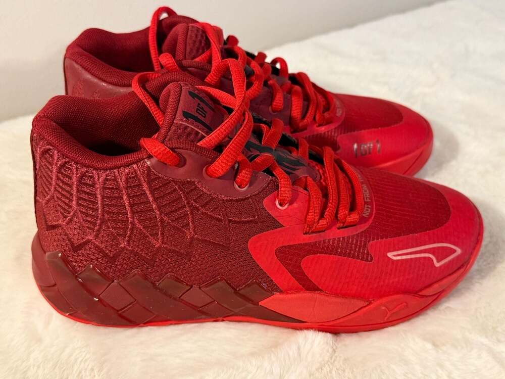PUMA LaMELO MB.01 Team Intense Red/red 309770-02 Basketball Shoes Men's Size 6.5